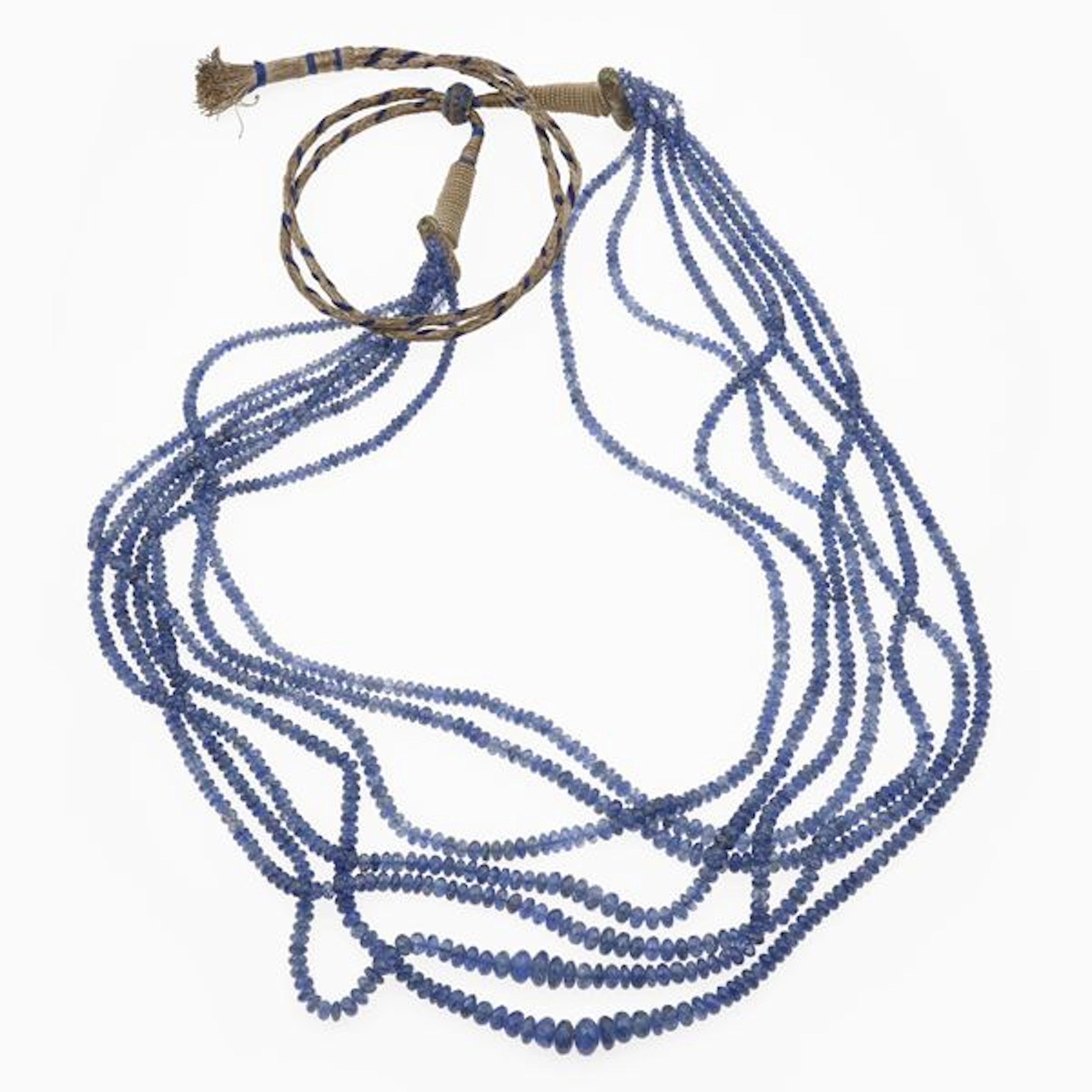 Seven strand of sapphire necklace