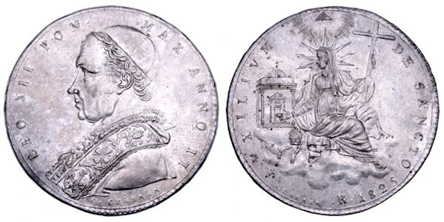STATO PONTIFICIO. LEONE XII (Annibale Sermattei della Genga), 1823-1829.