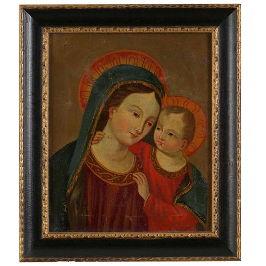 Scuola del XX secolo Madonna con Bambino