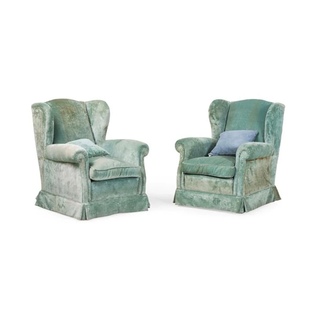 Coppia poltrone imbottite
