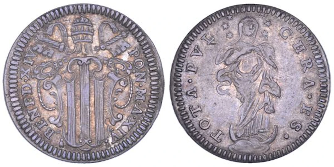 STATO PONTIFICIO. BENEDETTO XIV (Prospero Lambertini), 1740-1758.