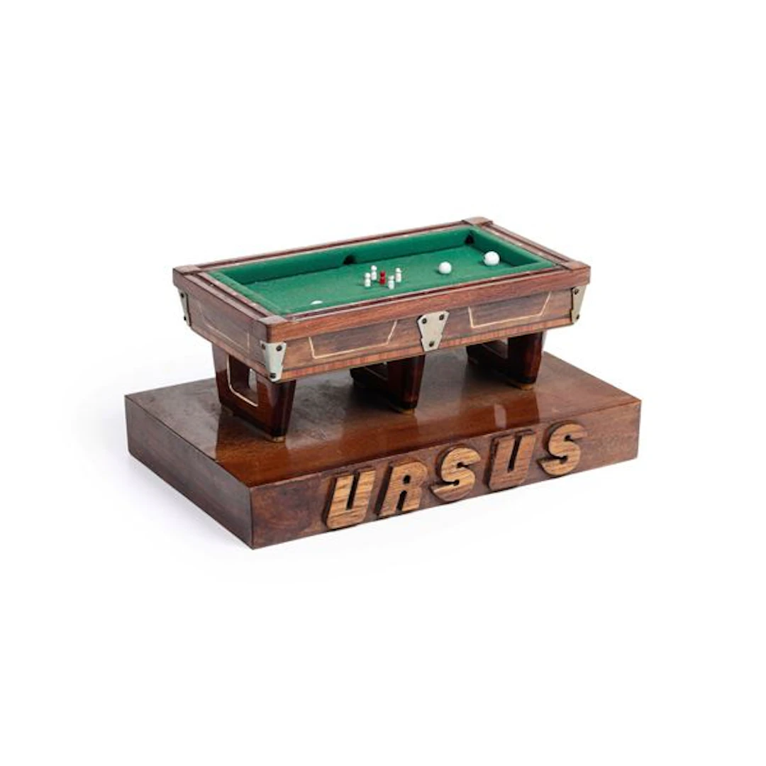 Modellino di biliardo "Ursus". XX secolo