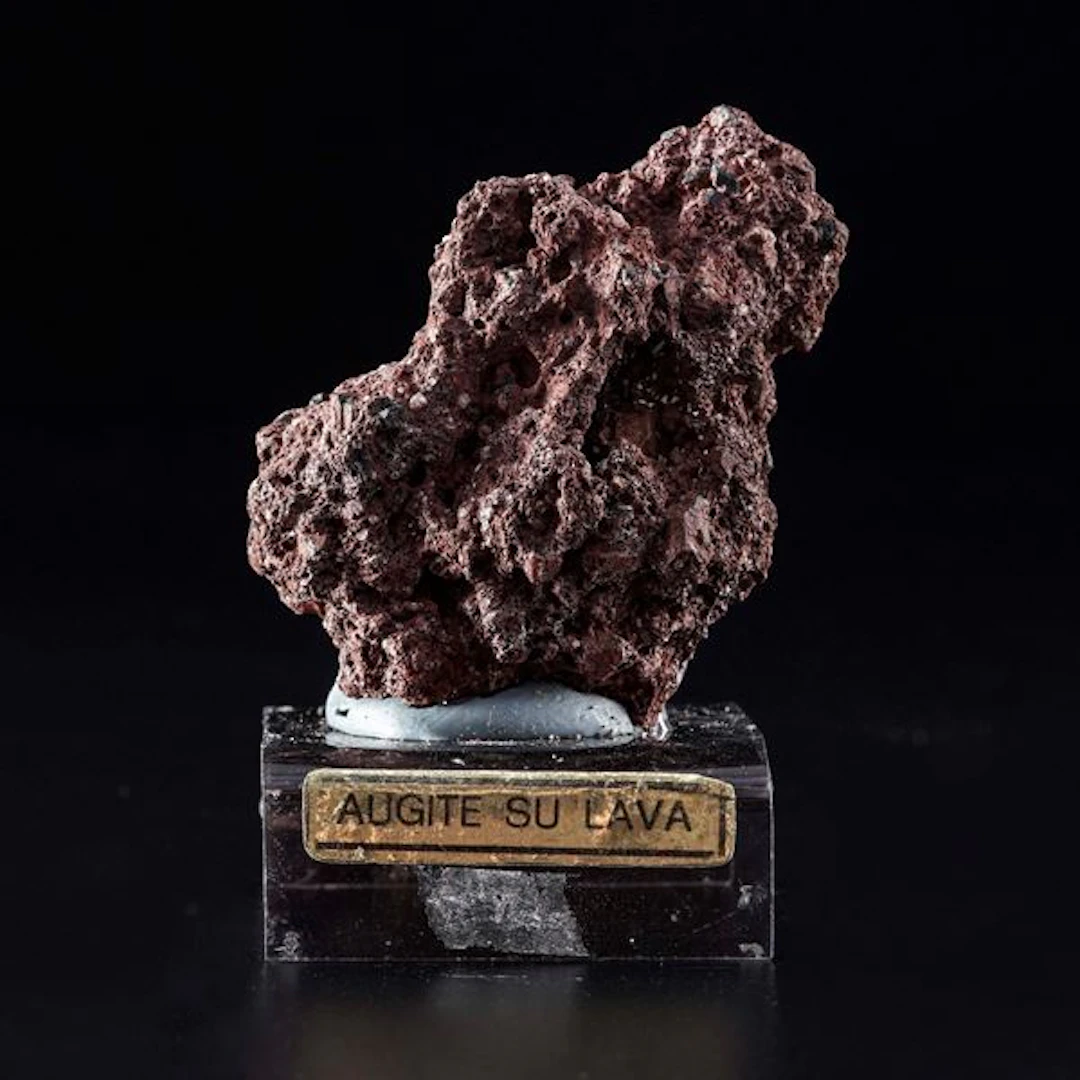 Augite on lava