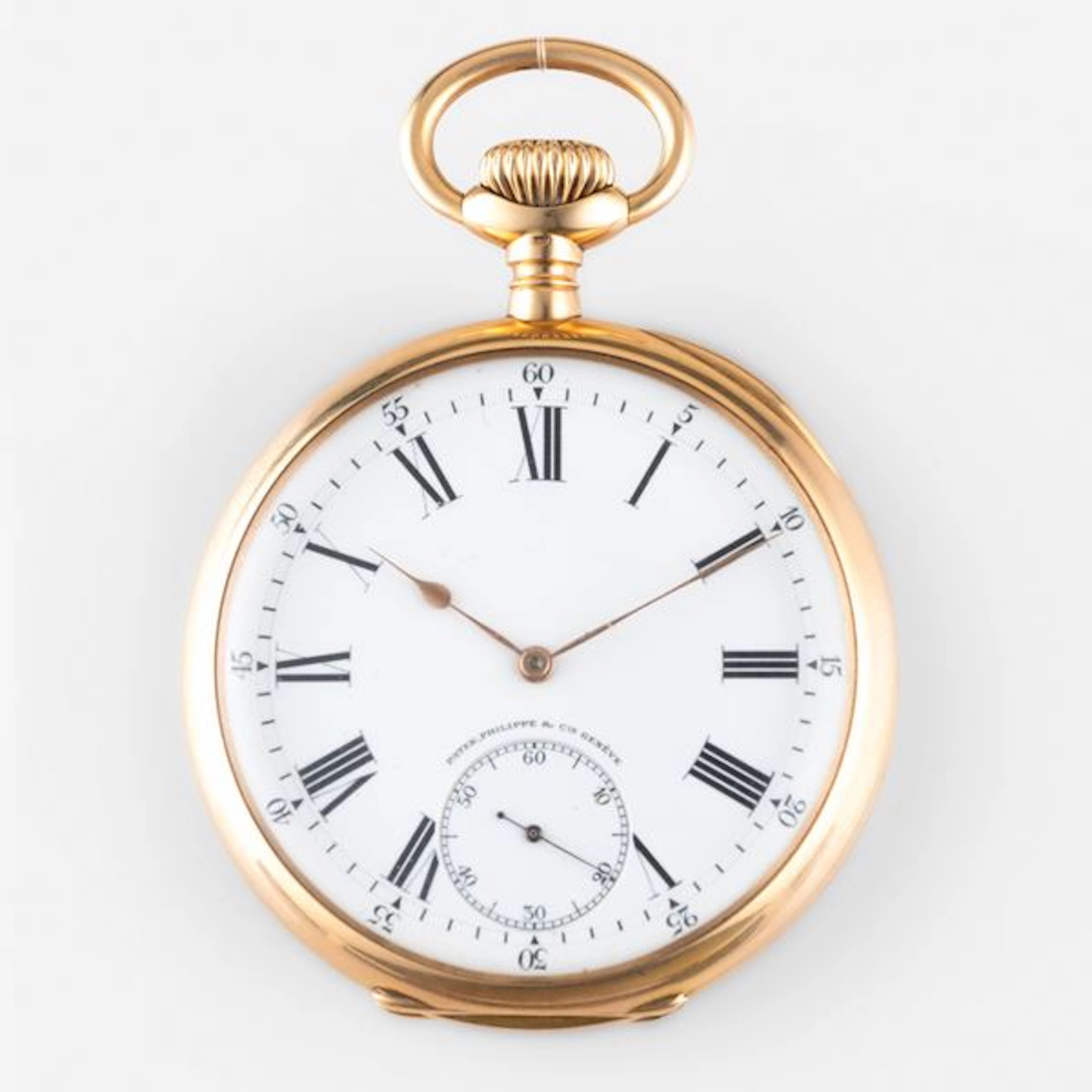 Orologio da tasca in oro giallo 18k prodotto per Gondolo & Labouriau