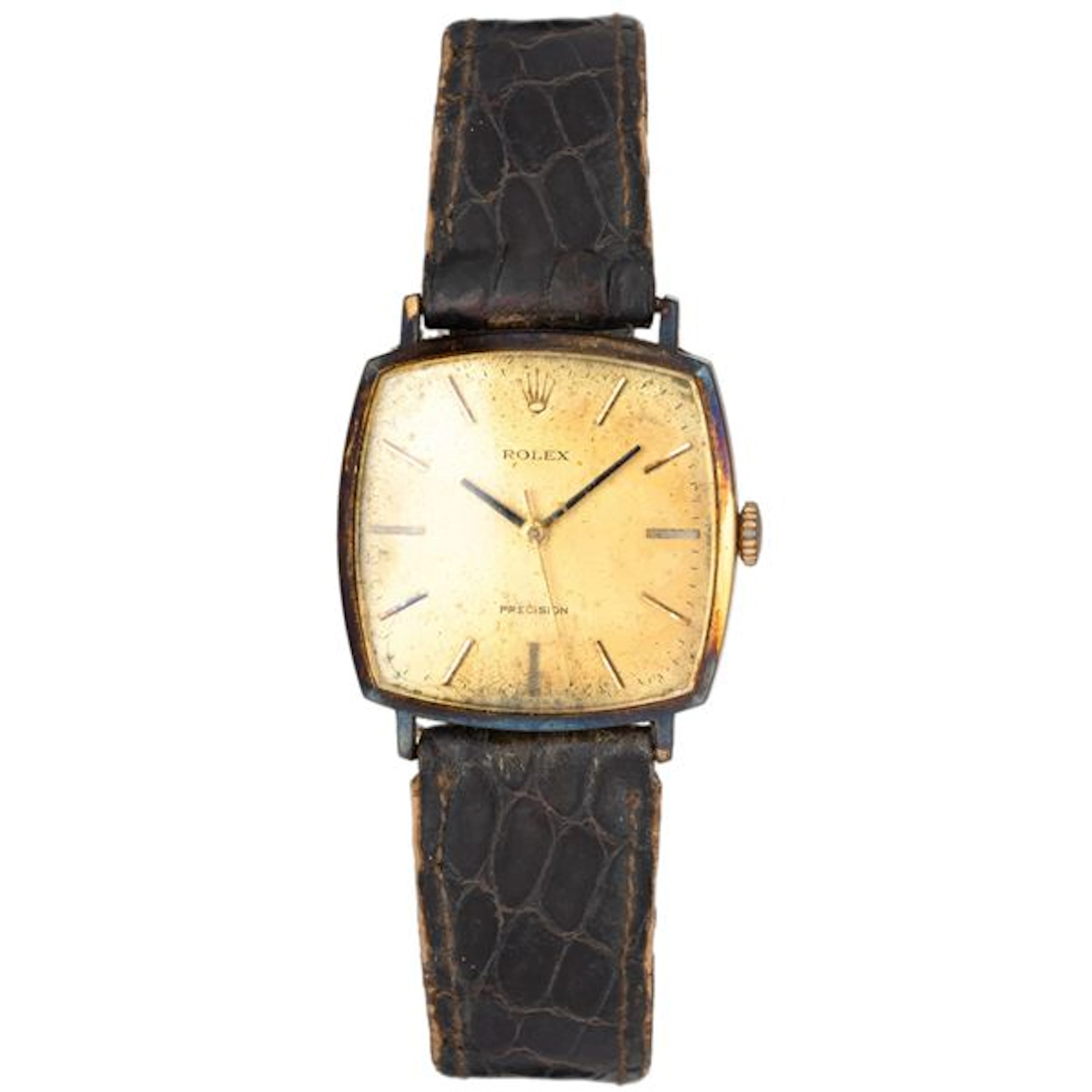 Precision ref. 3404 in oro giallo 18k, quadrante champagne con indici