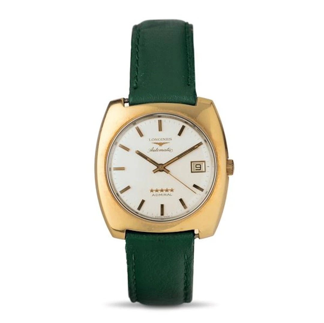 Admiral Tonneau ref. 2307 1 in oro giallo 18k, quadrante argentÃ¨