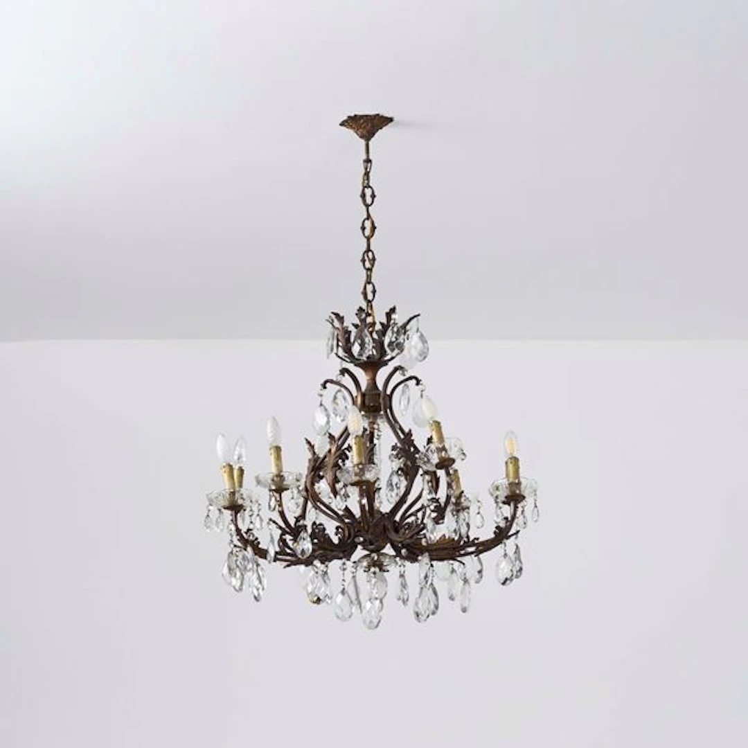 Lampadario a gocce. XX secolo