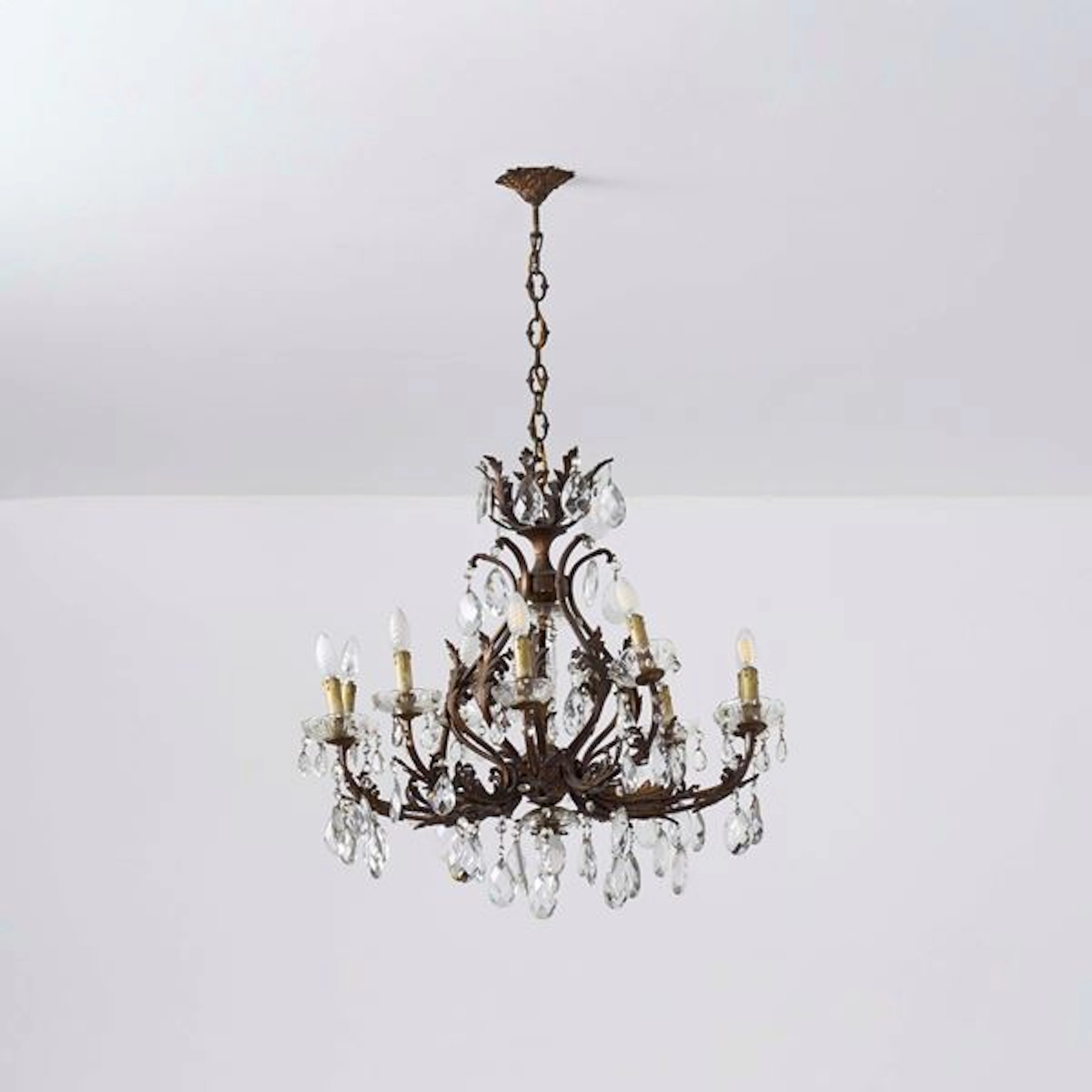 Lampadario a gocce. XX secolo