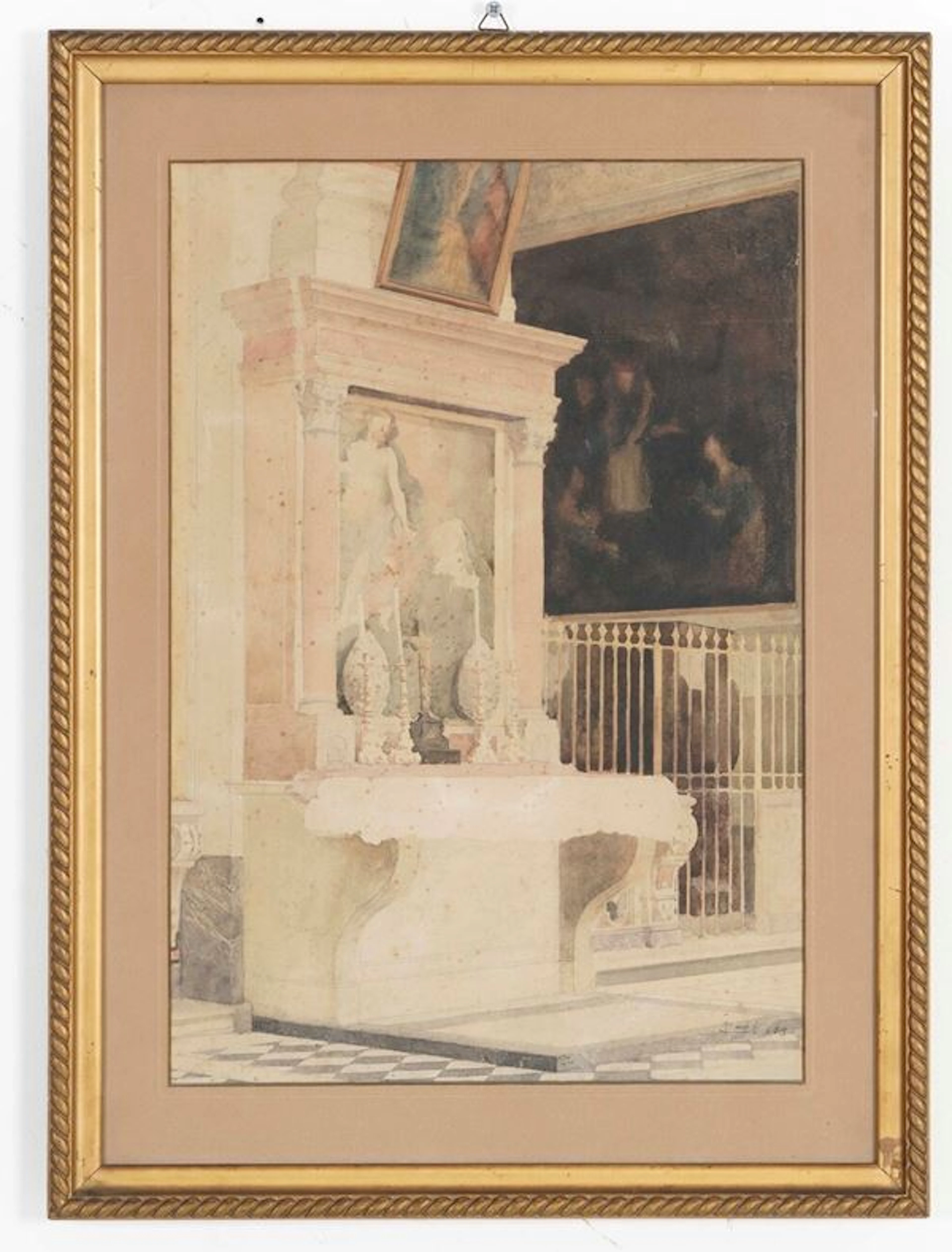 nterno di chiesa con altare