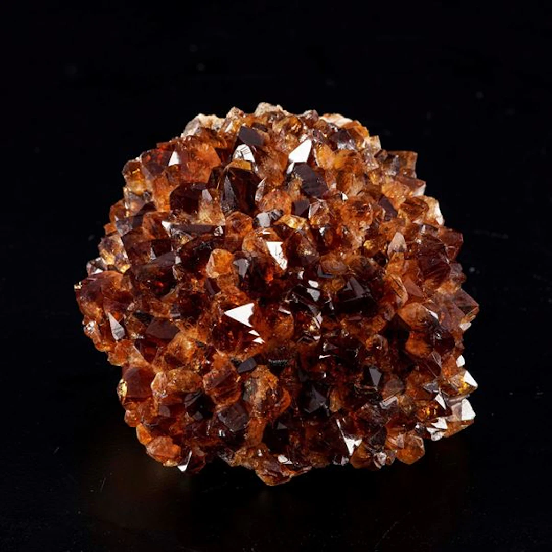 Citrine cluster deep yellow/brown