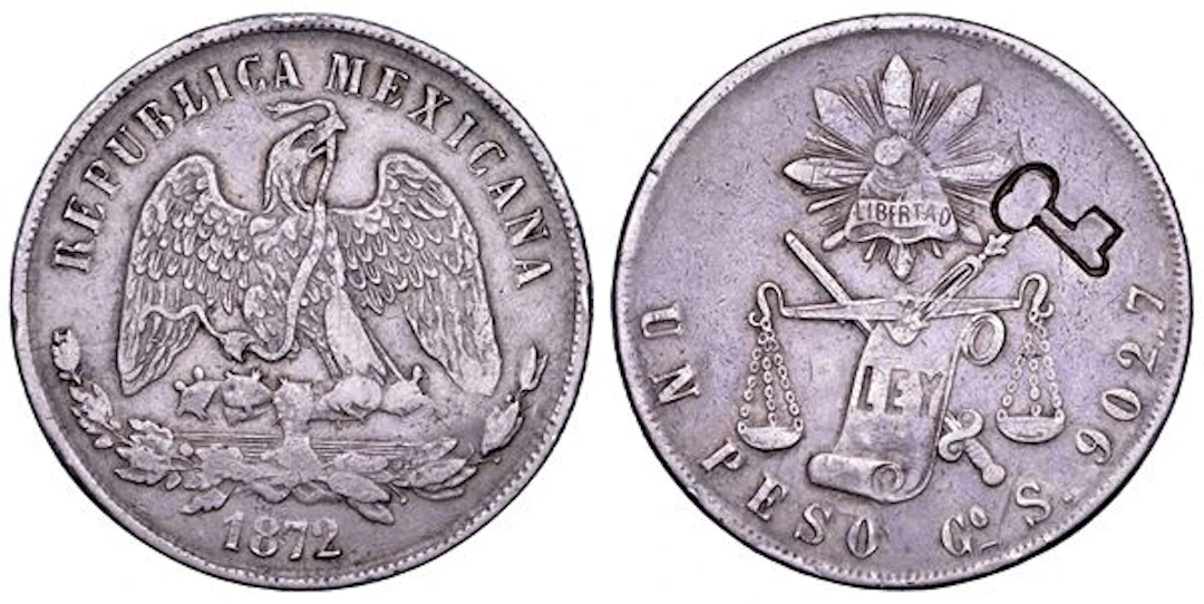 CUBA. GUERRE PER L'INDIPENDENZA, 1867-1902. 1 peso (Balanza) de México