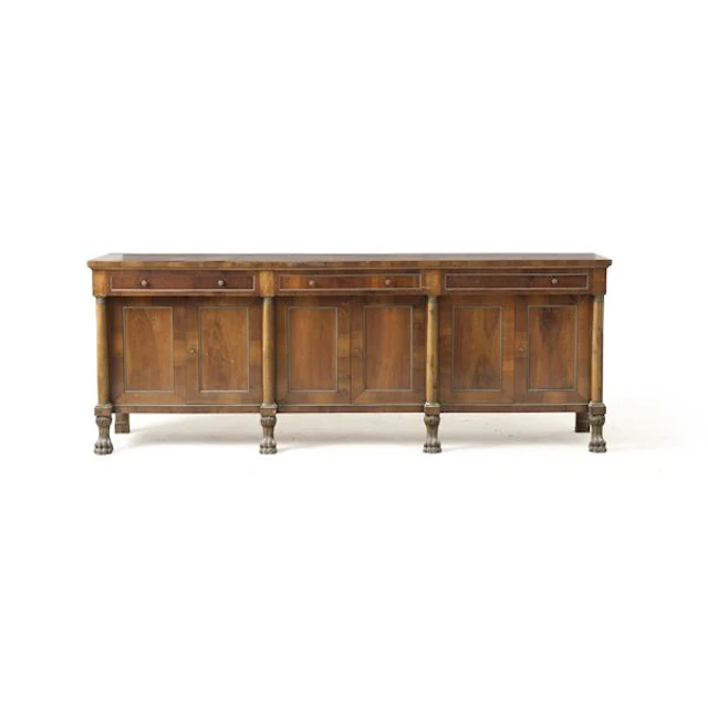 Credenza in stile Impero con piedi ferini