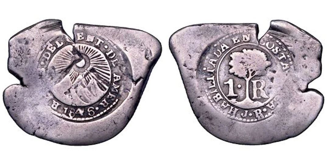 COSTA RICA. REPUBBLICA dal 1848. Real 1846. San José. Contromarca