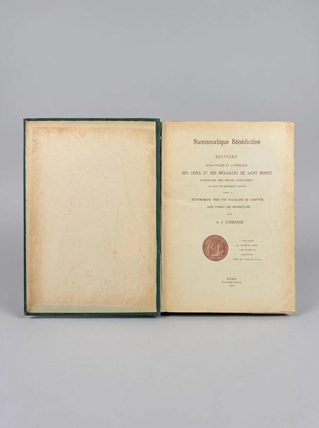 CORBIERRE A. J. Numismatique Bénédictine. Histoire scientifique