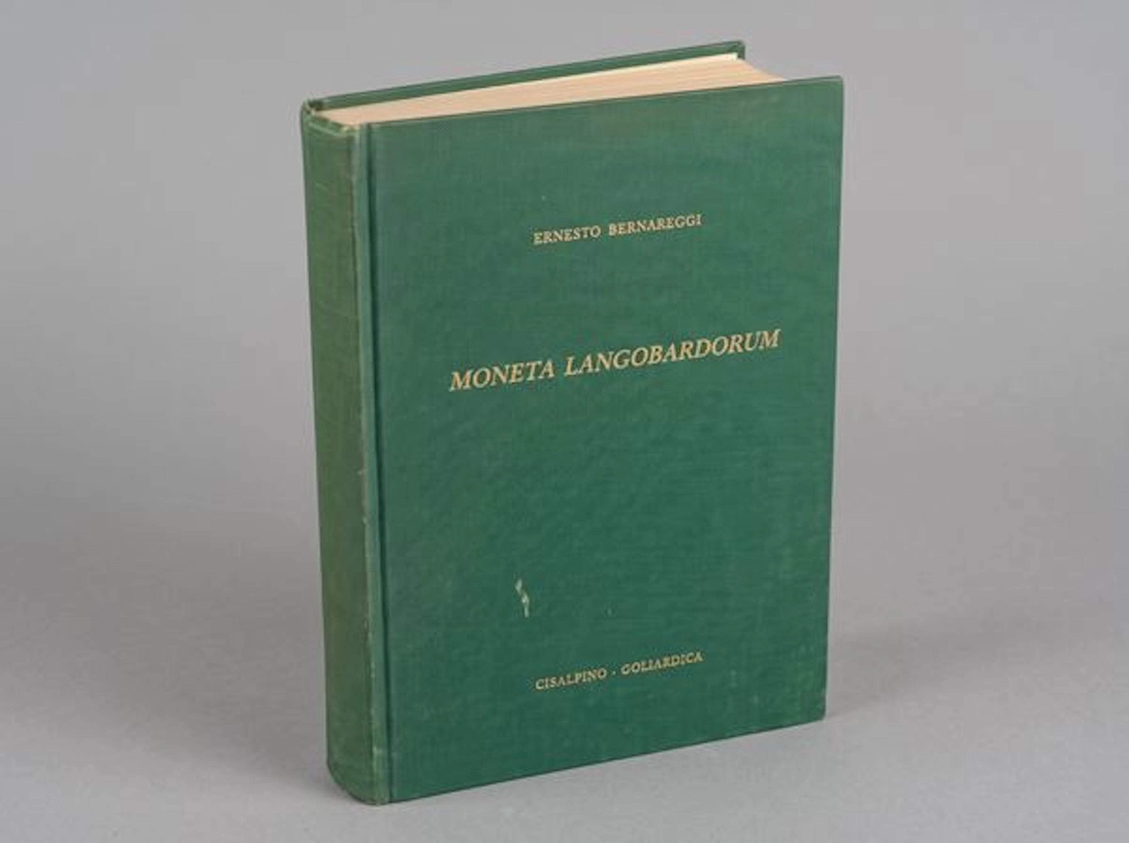 BERNAREGGI E. Moneta langobardorum.