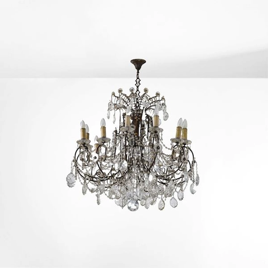 Lampadario a gocce. XX secolo