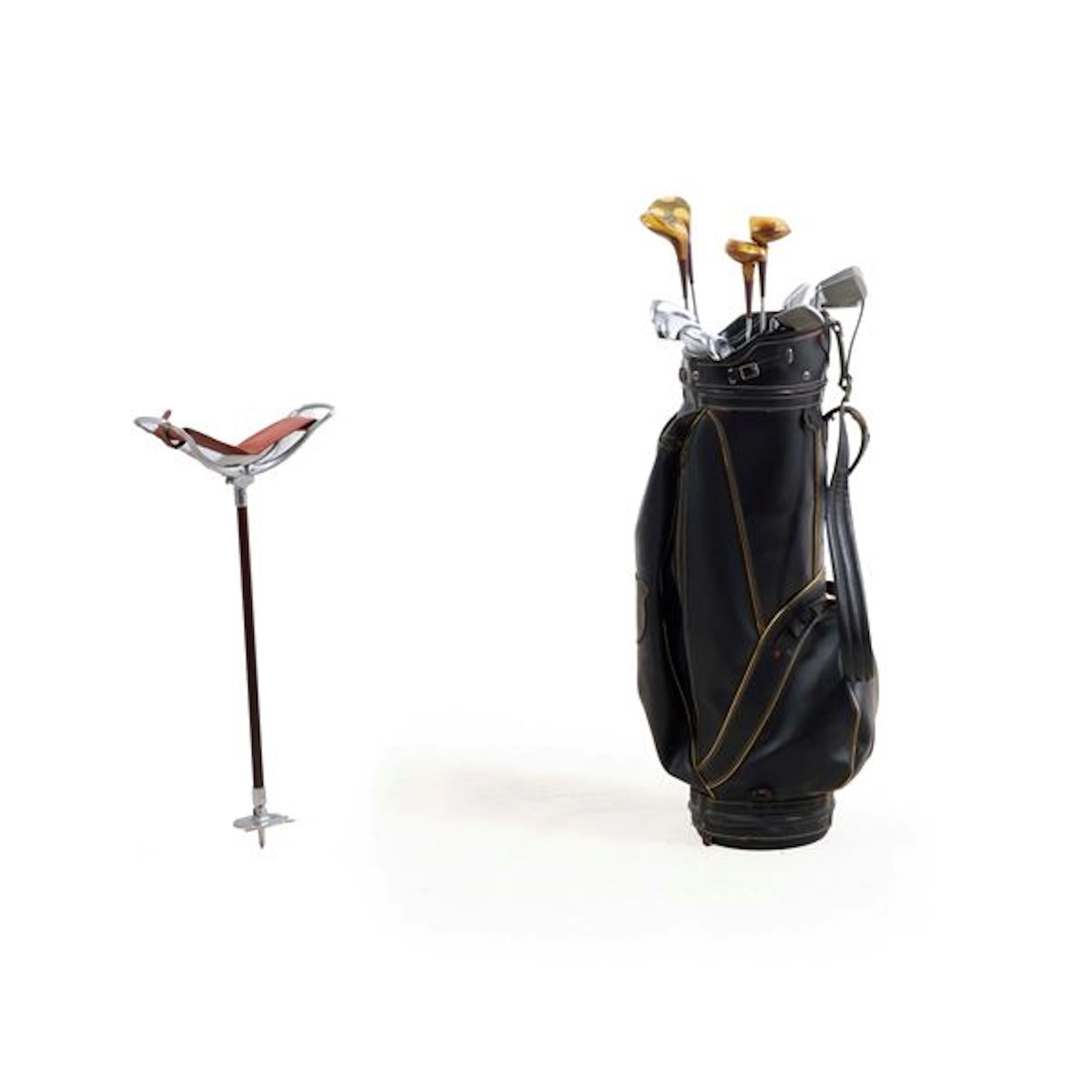 Set di mazze e sgabello da golf