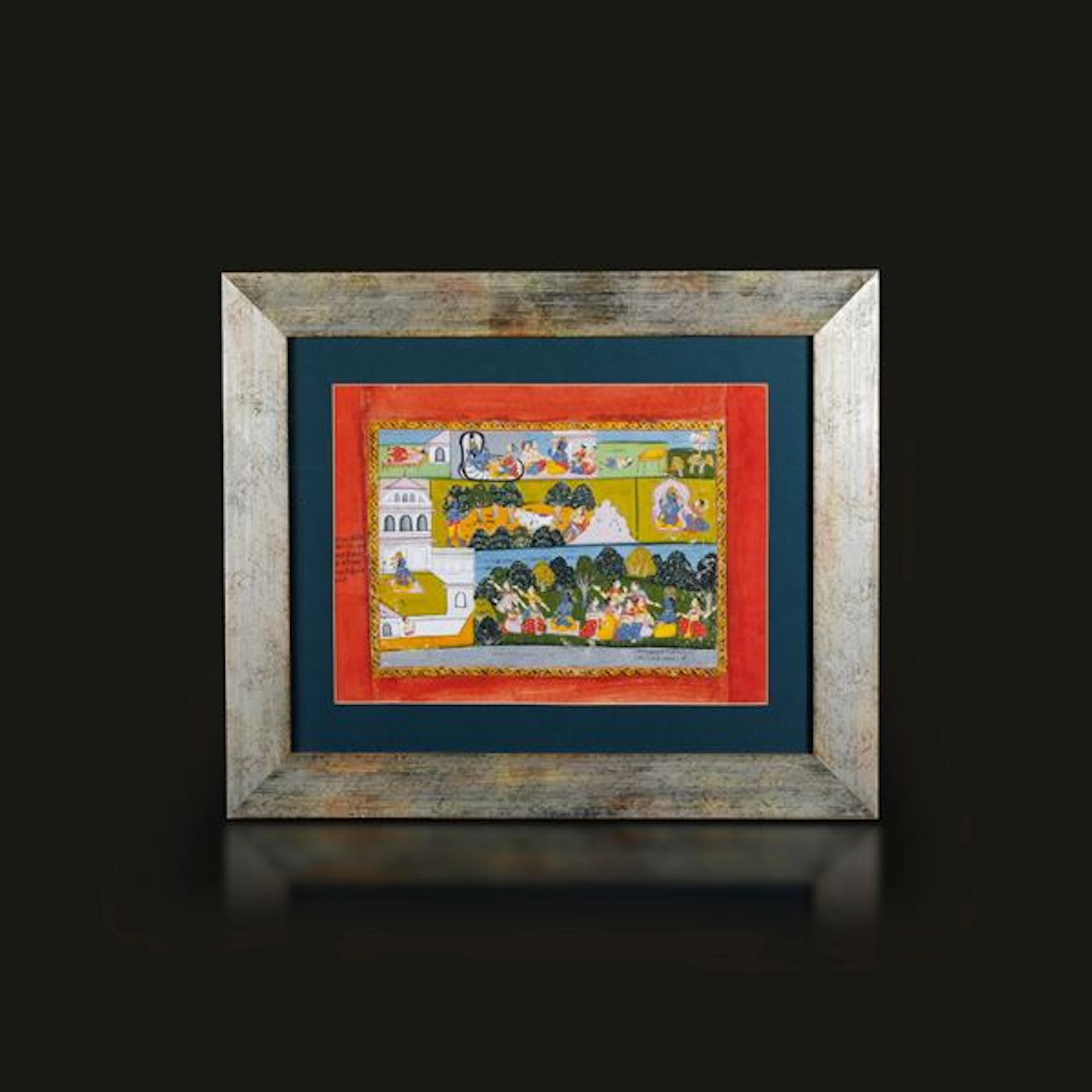 A miniature on paper, India, 1800s