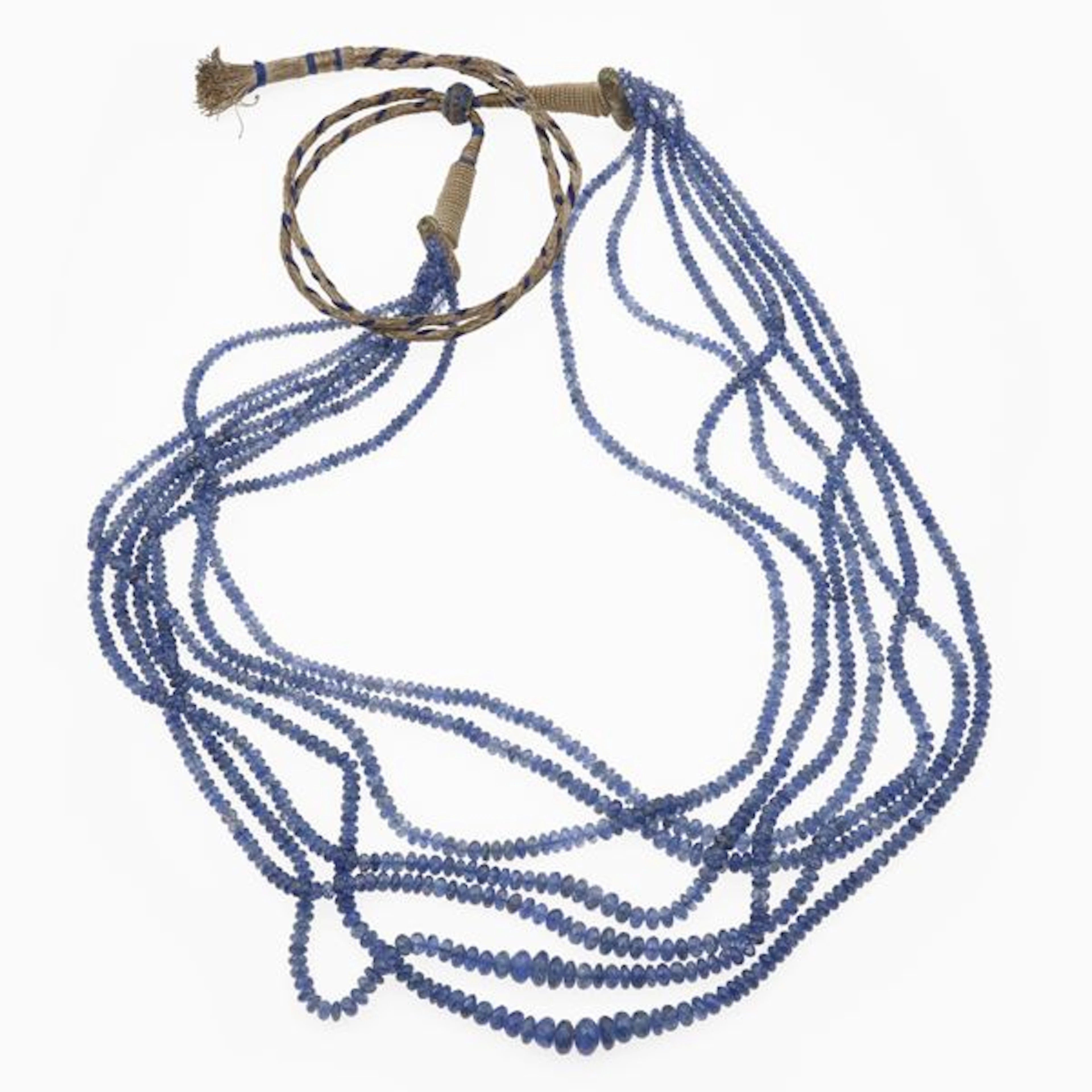 Seven strand of sapphire necklace