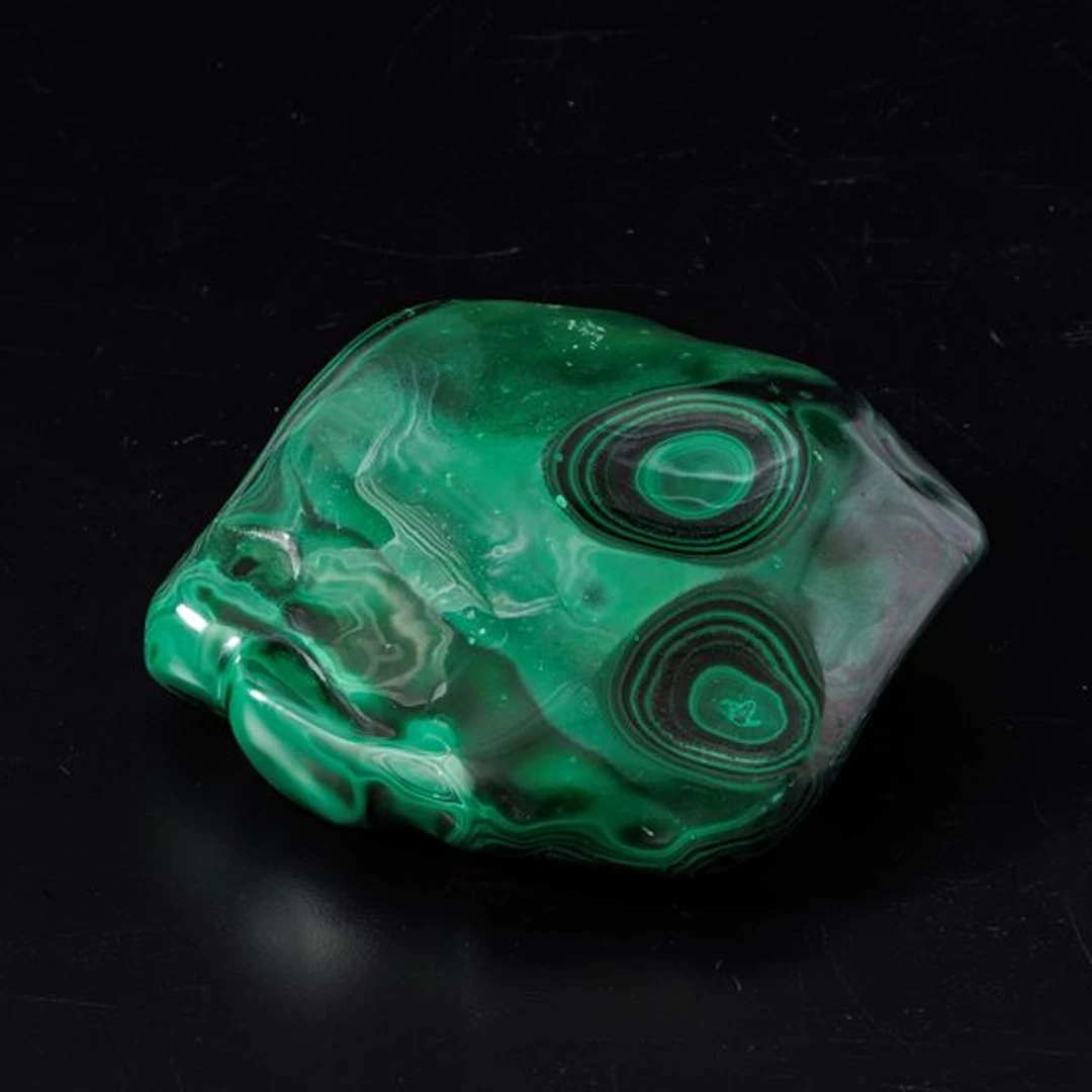 Formation of Polished Malachite