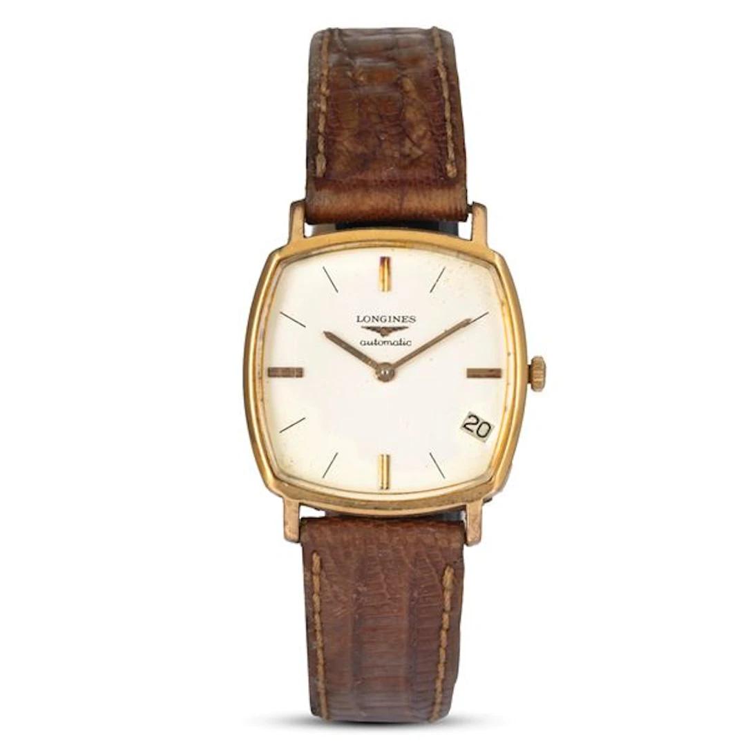 CarrÃ¨ ref. 7675 1 in oro rosa 18k, quadrante argentÃ¨ con datario