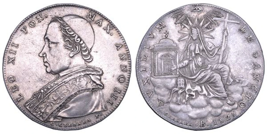 STATO PONTIFICIO. LEONE XII (Annibale Sermattei della Genga), 1823-1829.