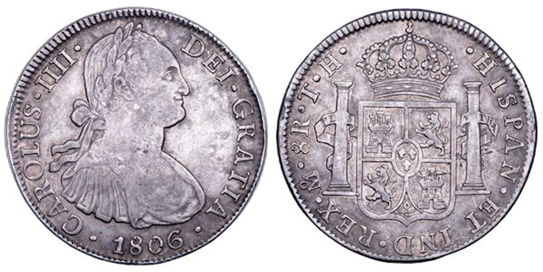 CARLOS IV, 1788-1808. MESSICO. 8 Reales 1806. Città del Messico.