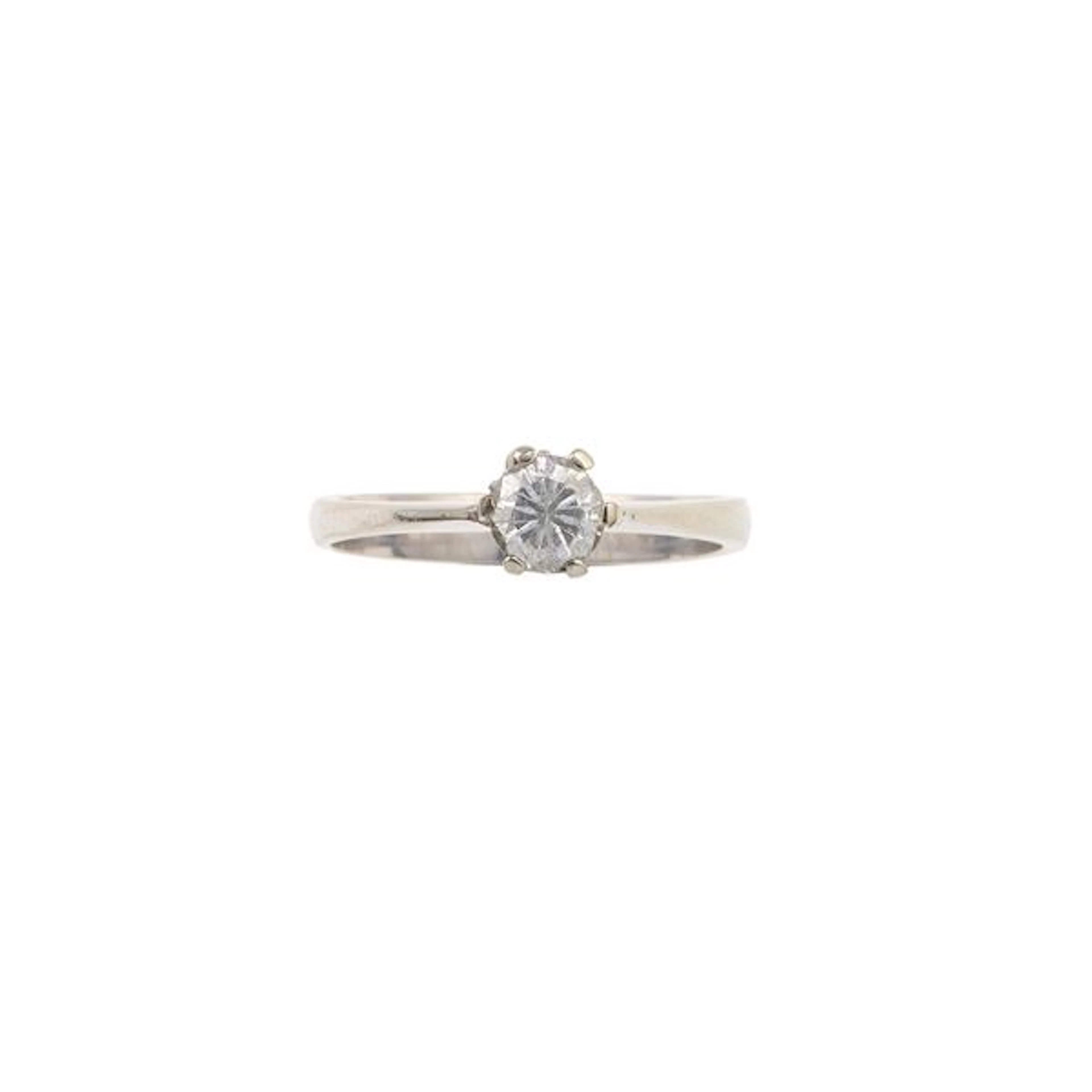 Brilliant-cut dimaond and gold ring