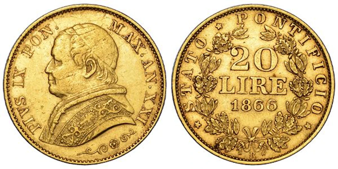 STATO PONTIFICIO. PIO IX (Giovanni Maria Mastai Ferretti), 1846-1878.