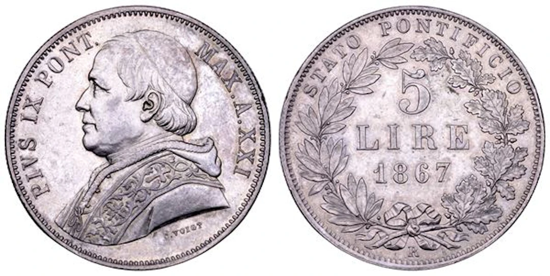 STATO PONTIFICIO. PIO IX (Giovanni Maria Mastai Ferretti), 1846-1878.