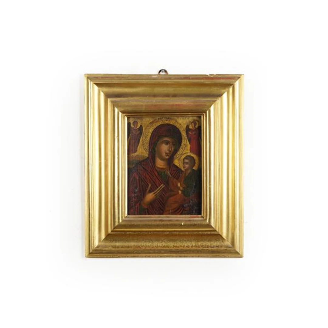 Icona "Madonna con Bambino". XIX-XX secolo