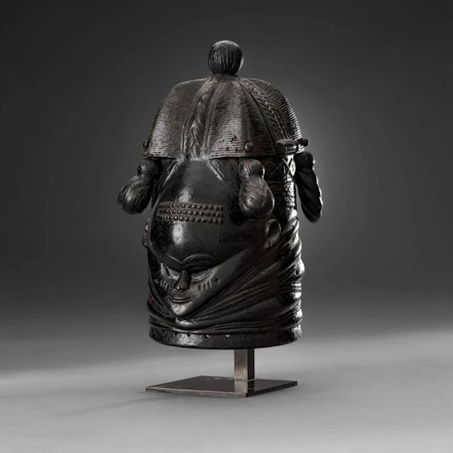 Mende, Sande female society, Sierra Leone Helmet mask