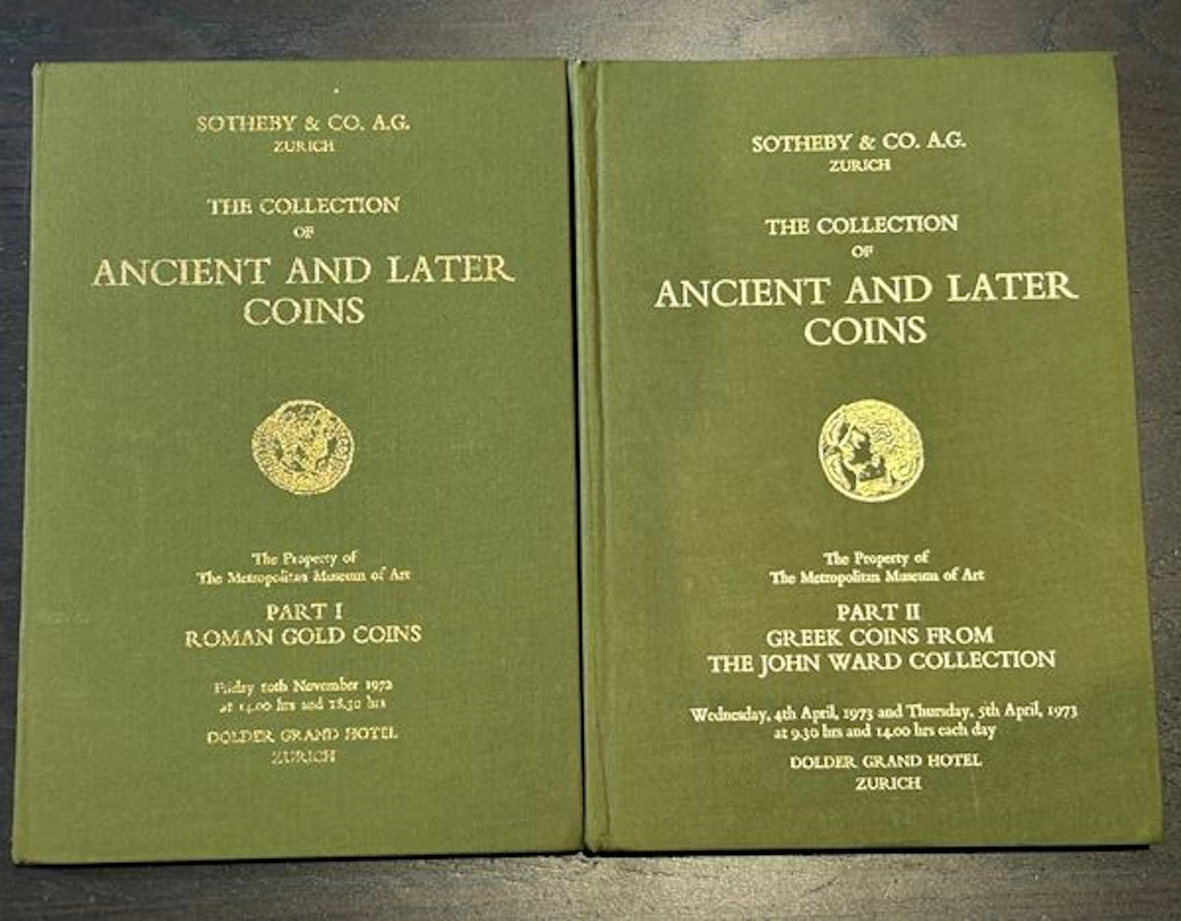 SOTHEBY & CO The collection of Ancient and Later Coins. The Property