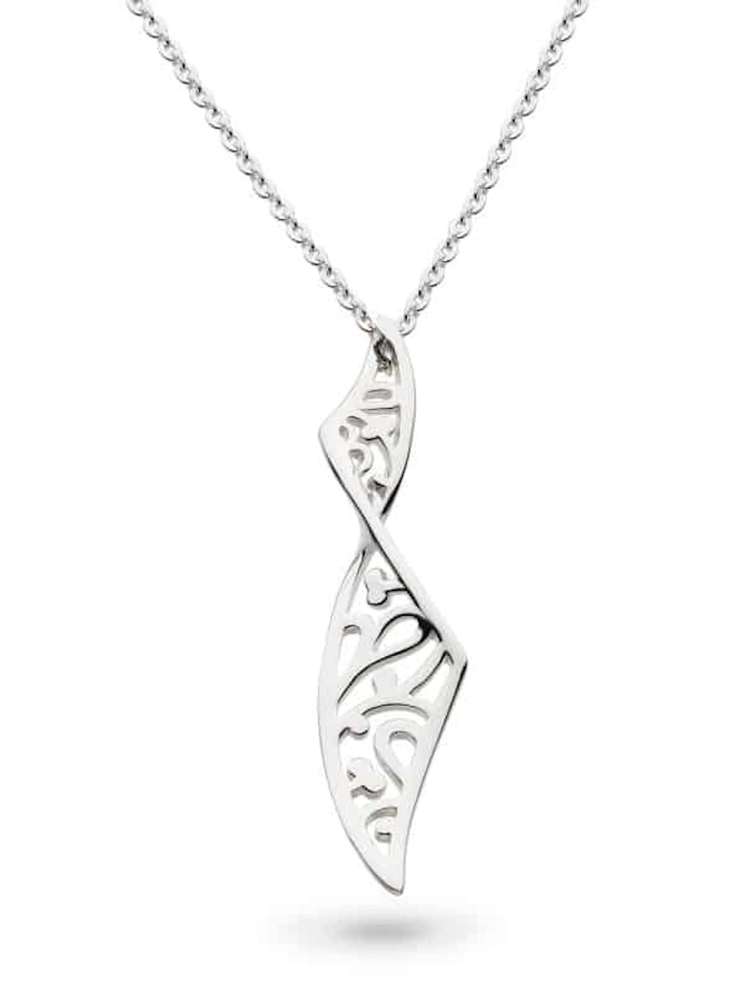 KIT HEATH FLOURISH SILVER PENDANT