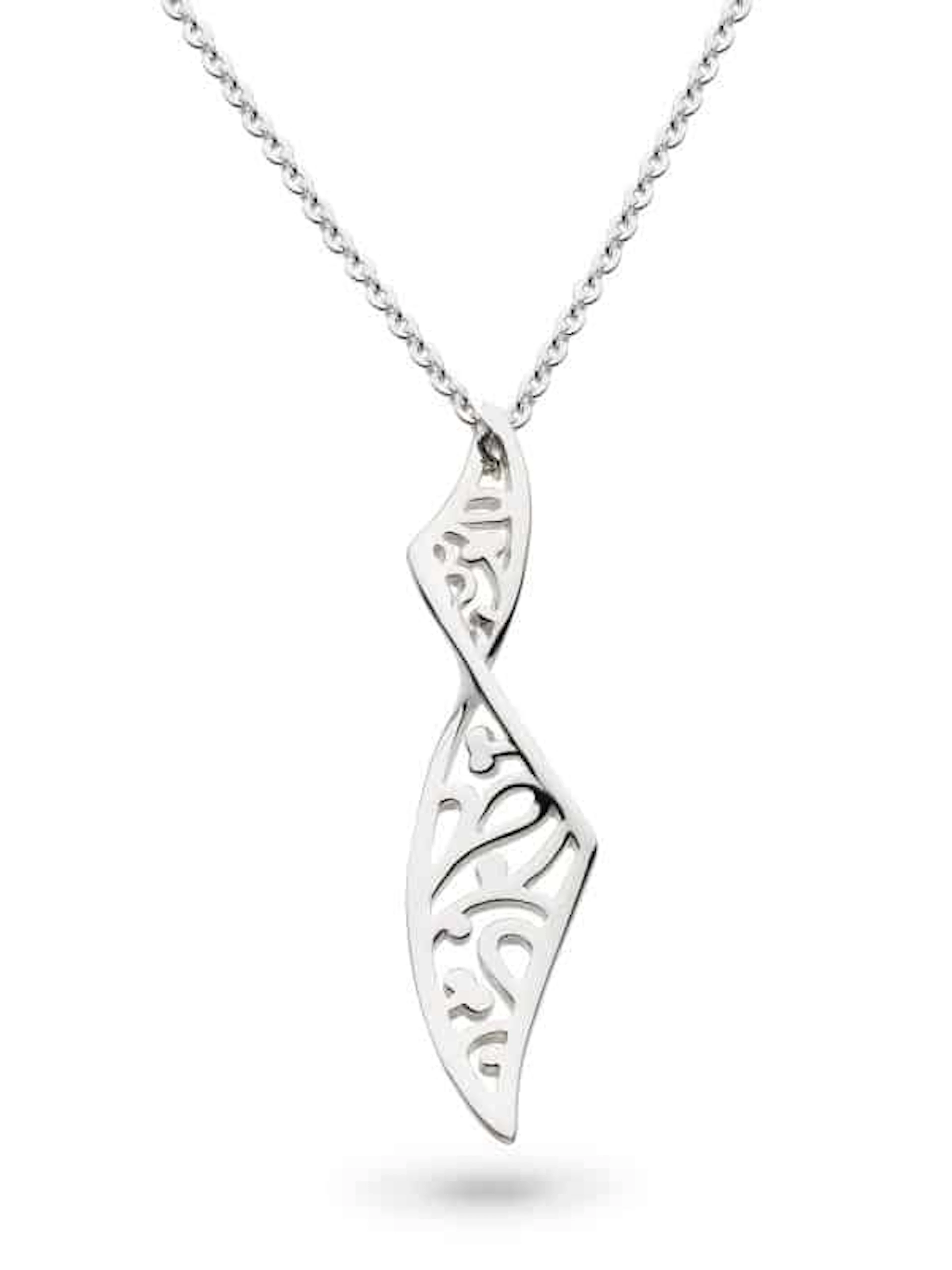 KIT HEATH FLOURISH SILVER PENDANT