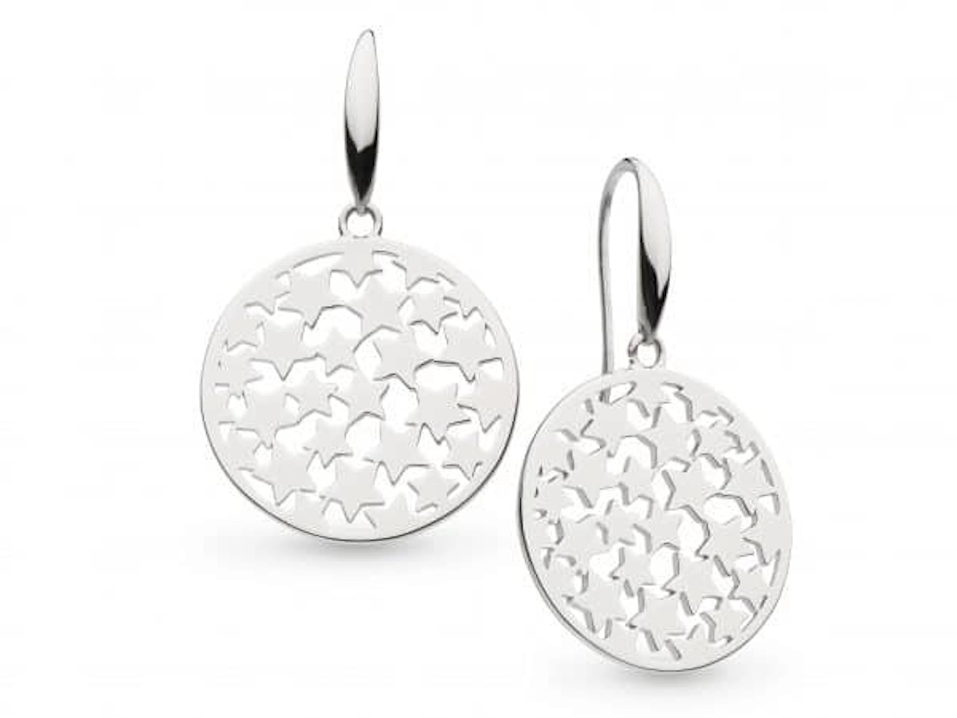 KIT HEATH NOVA SILVER STAR GAZER EARRINGS DROPS