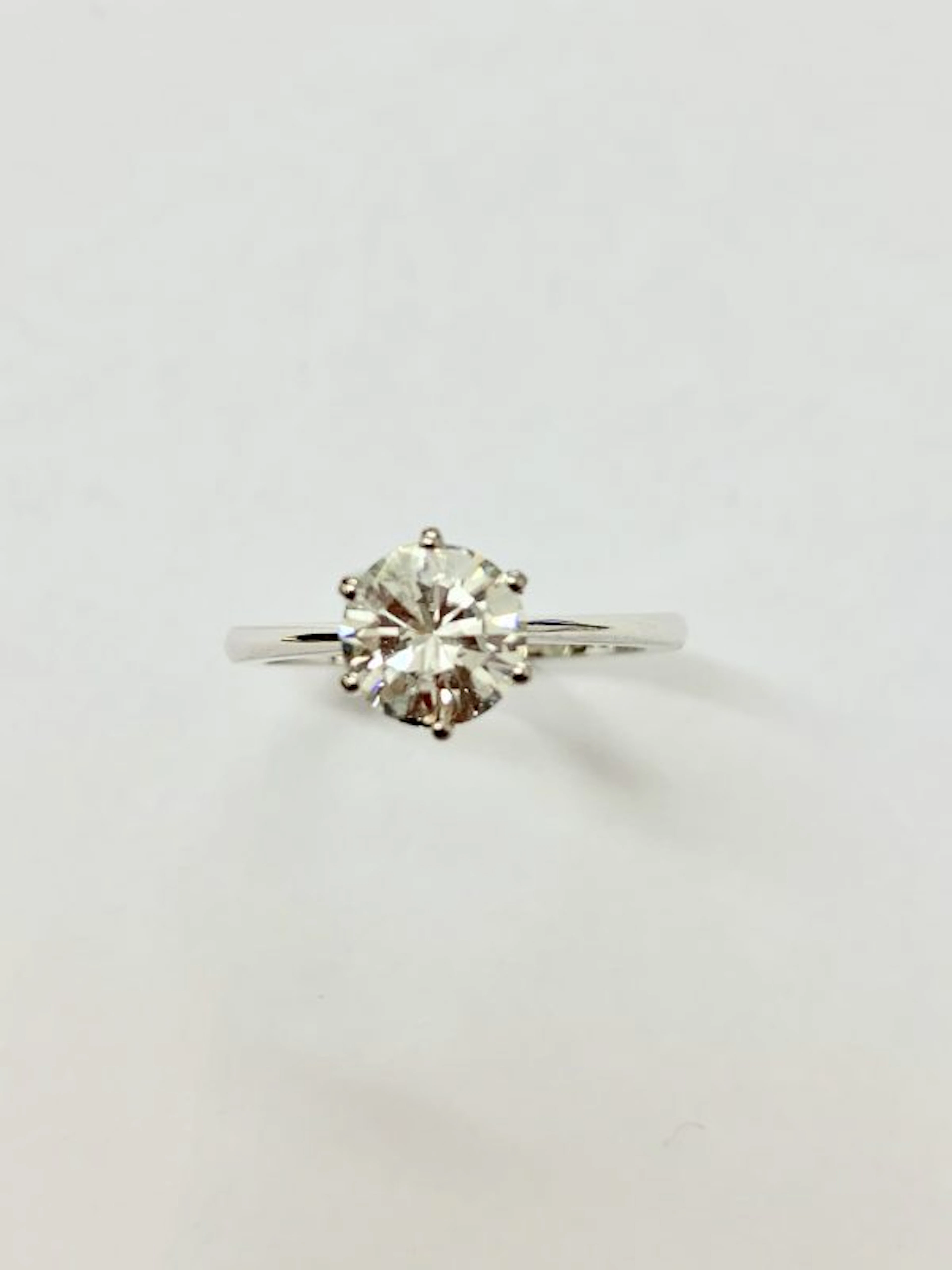 Diamond Solitaire Single Stone Engagement ing 1.01carats Set in Platinum