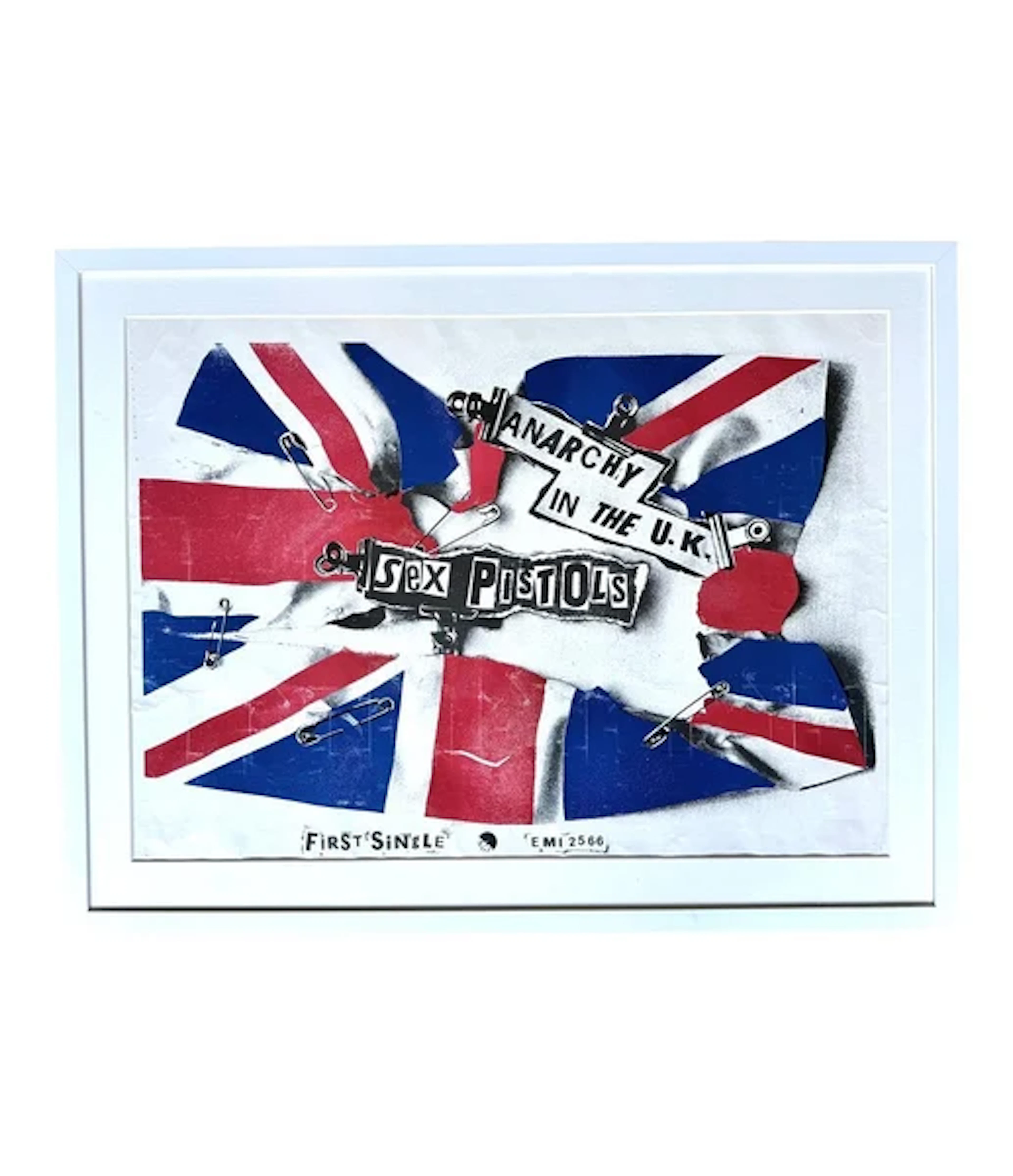 An orignal 1976 Sex Pistols promotional poster for their first single