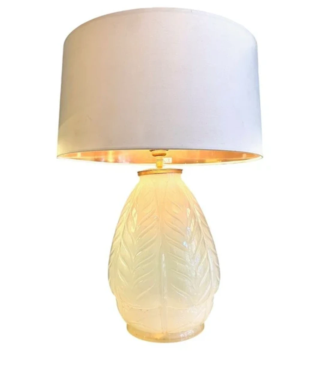 A French 1930s Cristallerie Lorraine Alsace pressed glass opaline
