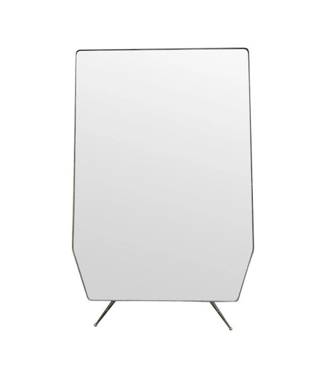 A stunning large original Italian 1950s full length, brass framed
