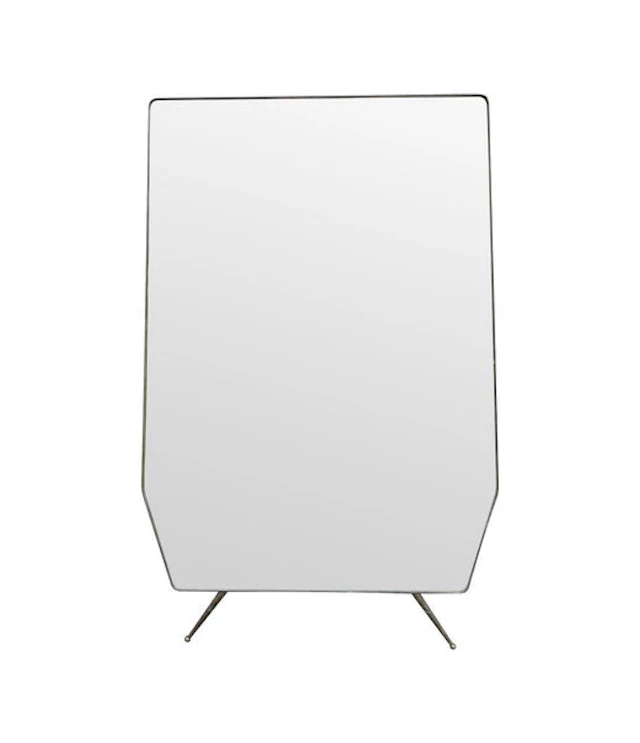 A stunning large original Italian 1950s full length, brass framed