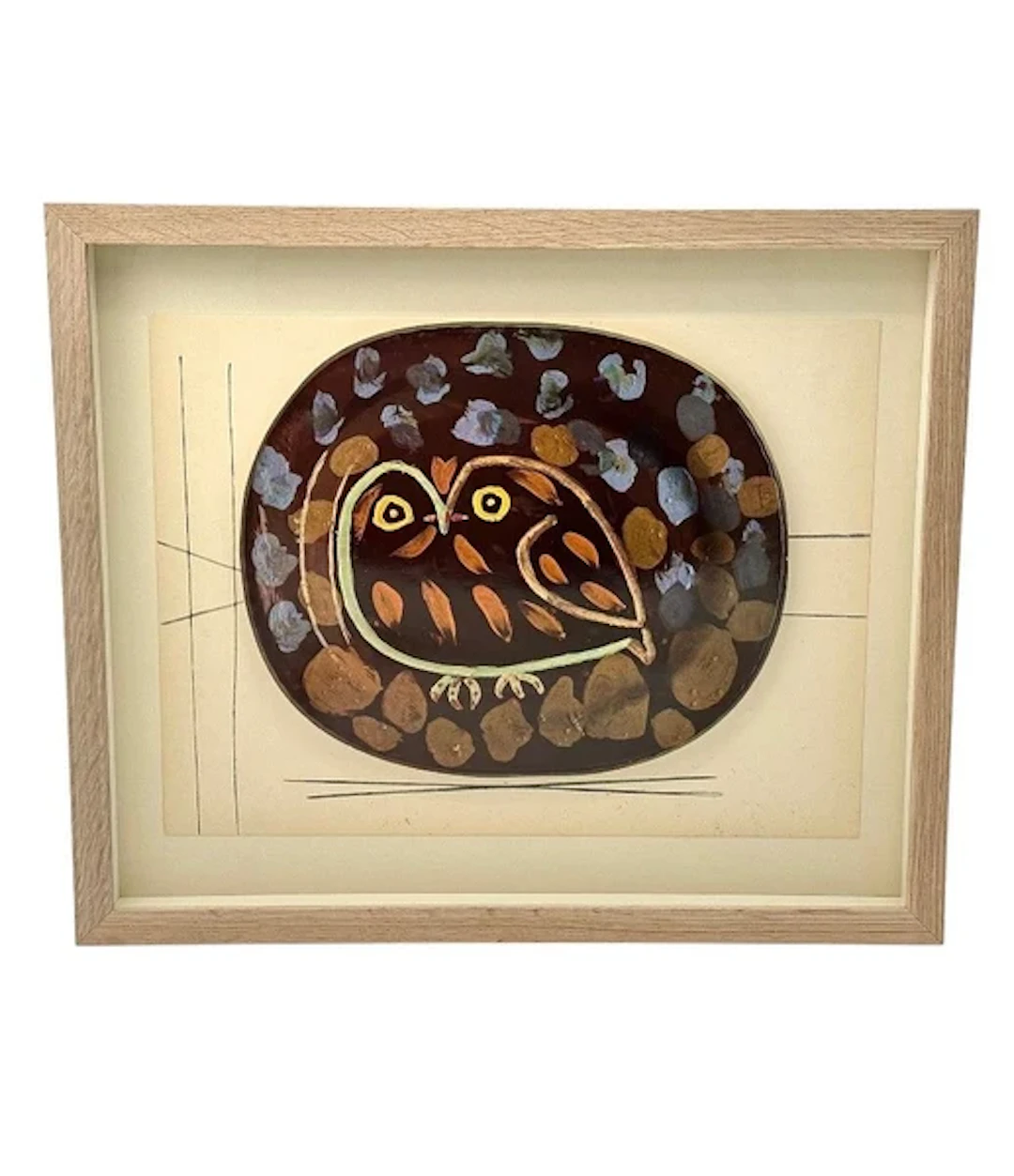 A framed lithographic plate from the 1948 Swedish, limited edition
