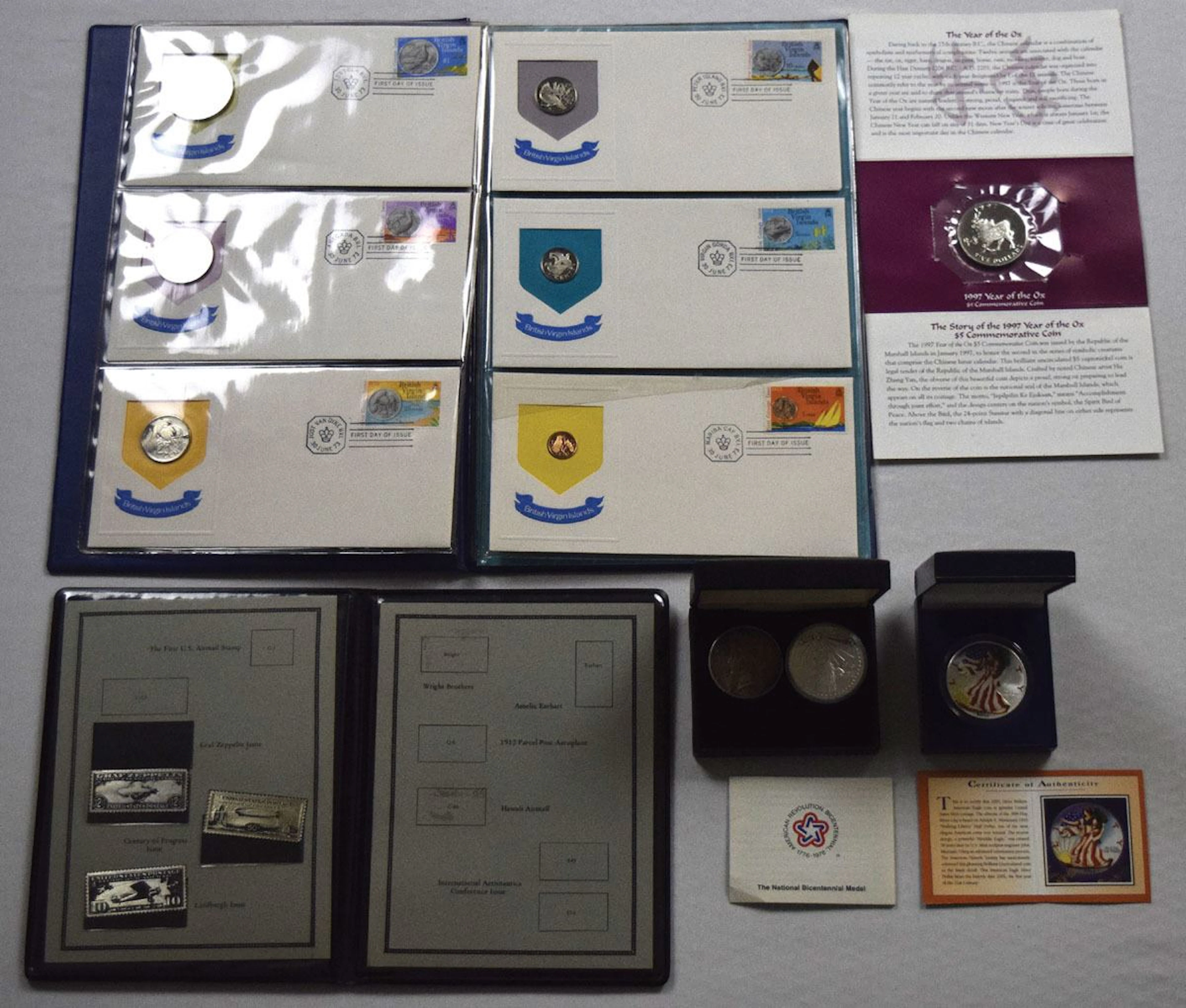 World Coins, Medals, Stamp Exhibits & Numismatic Collection, 1926 to 2001