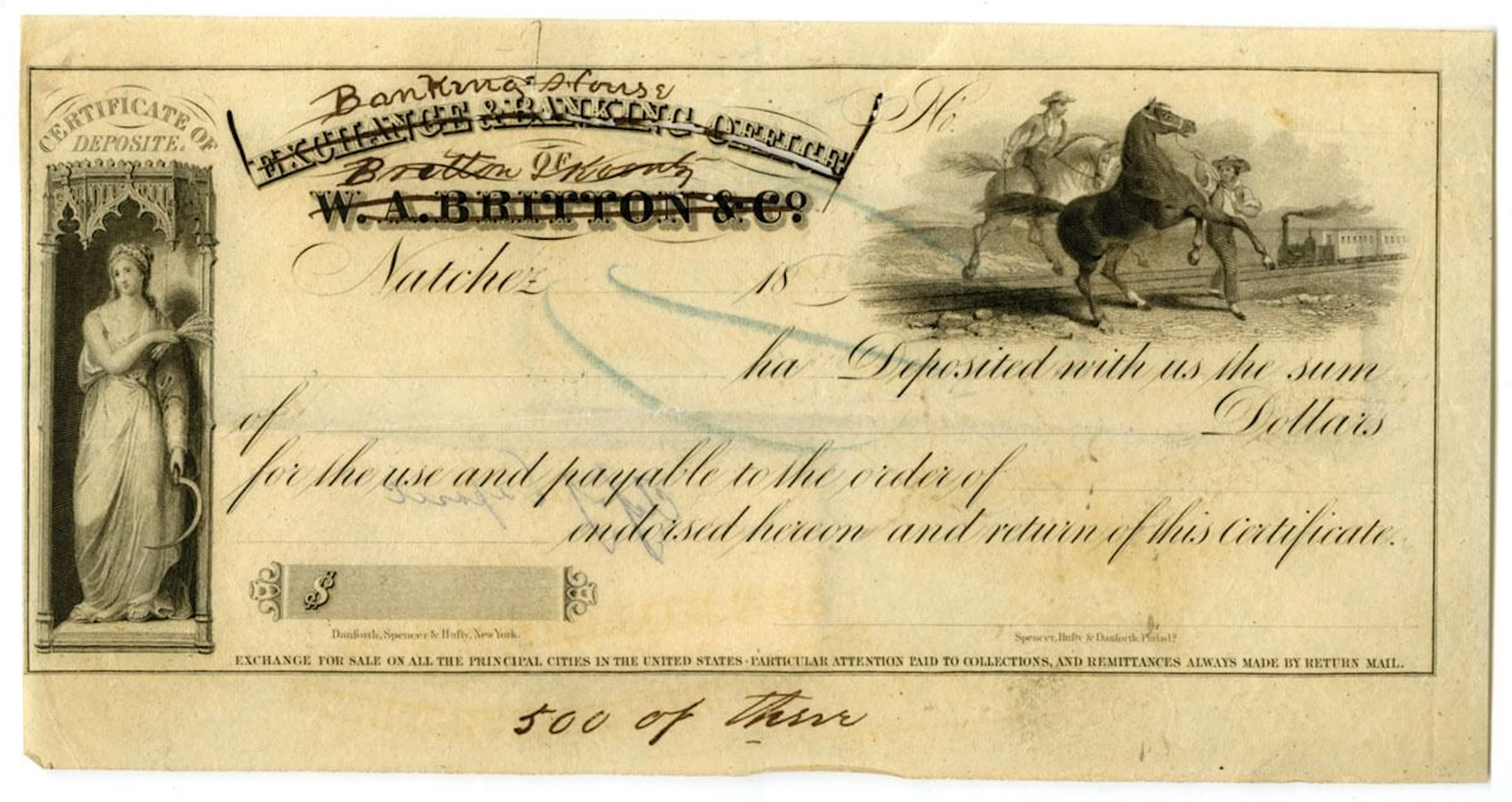 MS. W.A. Britton & Co., Used as A Model for Name Change to Britton