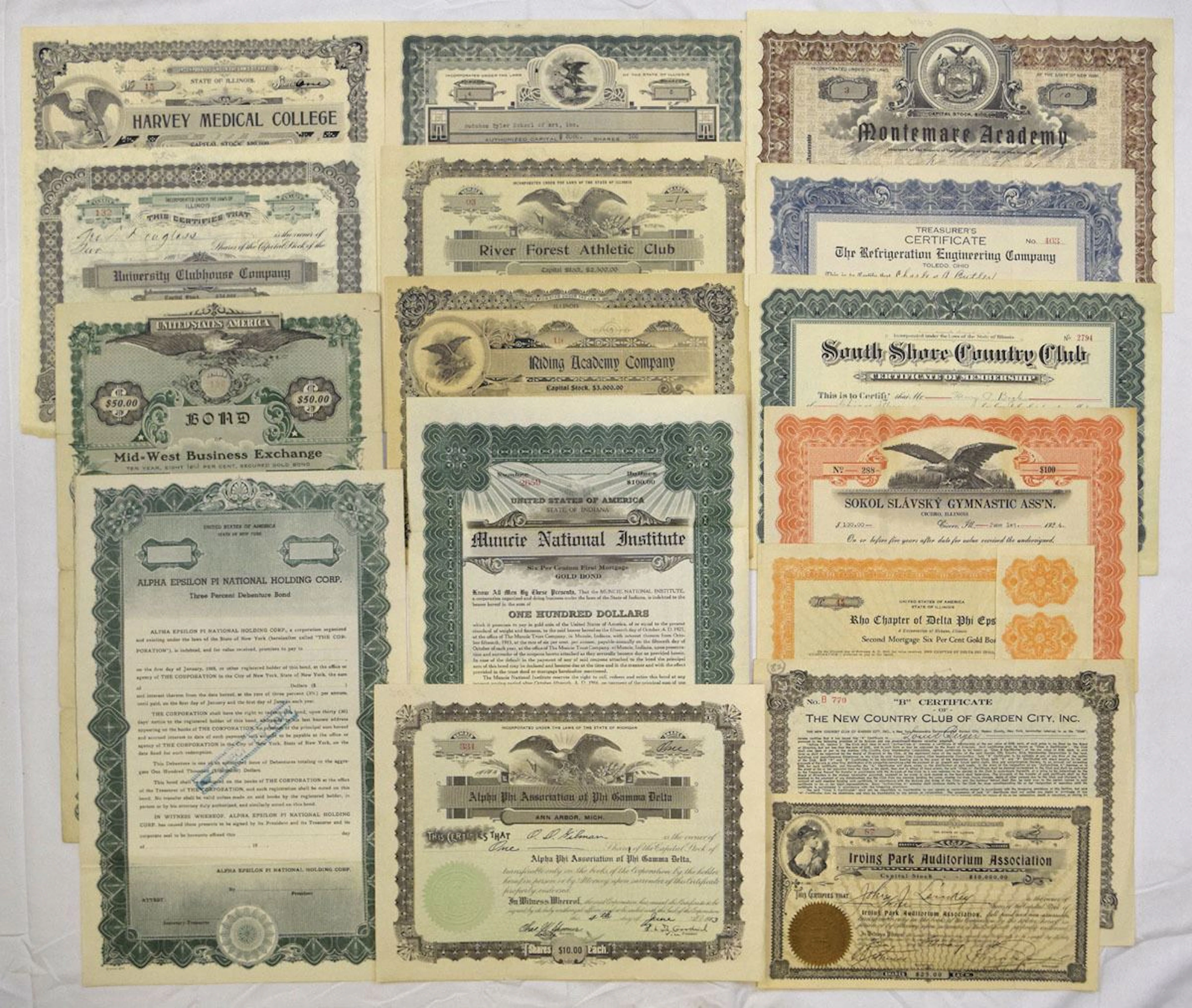 Medical, Educational & Social Institutions, ND (1900) to 1940 Stock