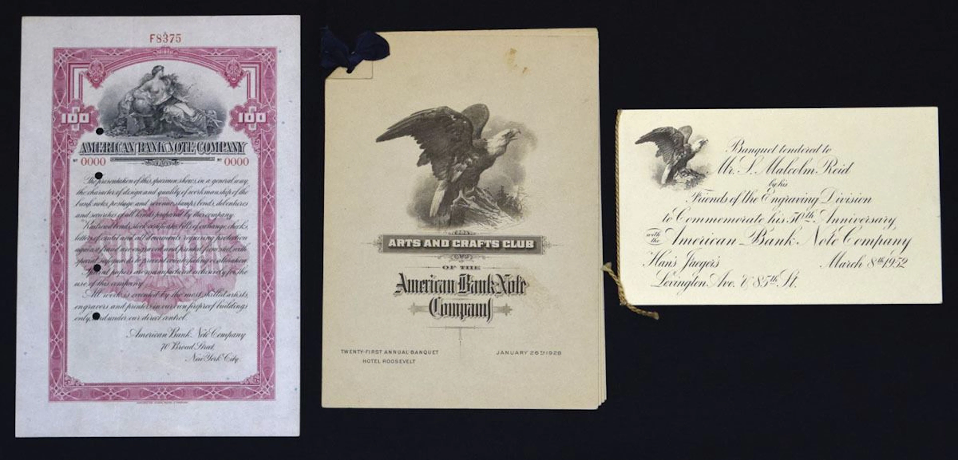 NY. ABNC, "Arts and Crafts Club", 21st Anniversary, 1928 Booklet