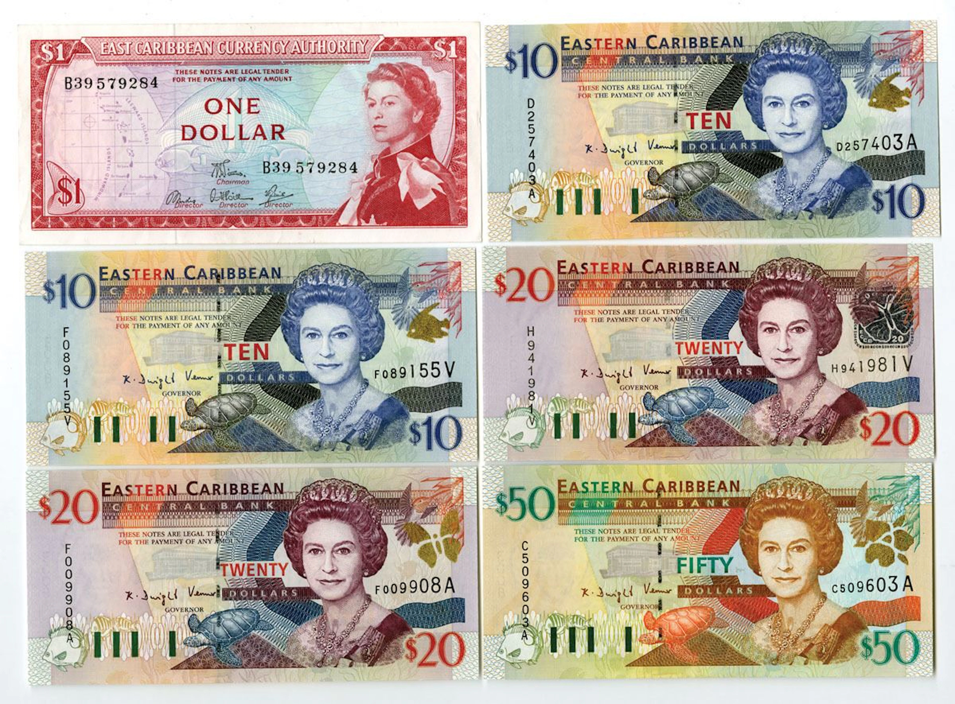 East Caribbean States. East Caribbean Currency Authority and Central
