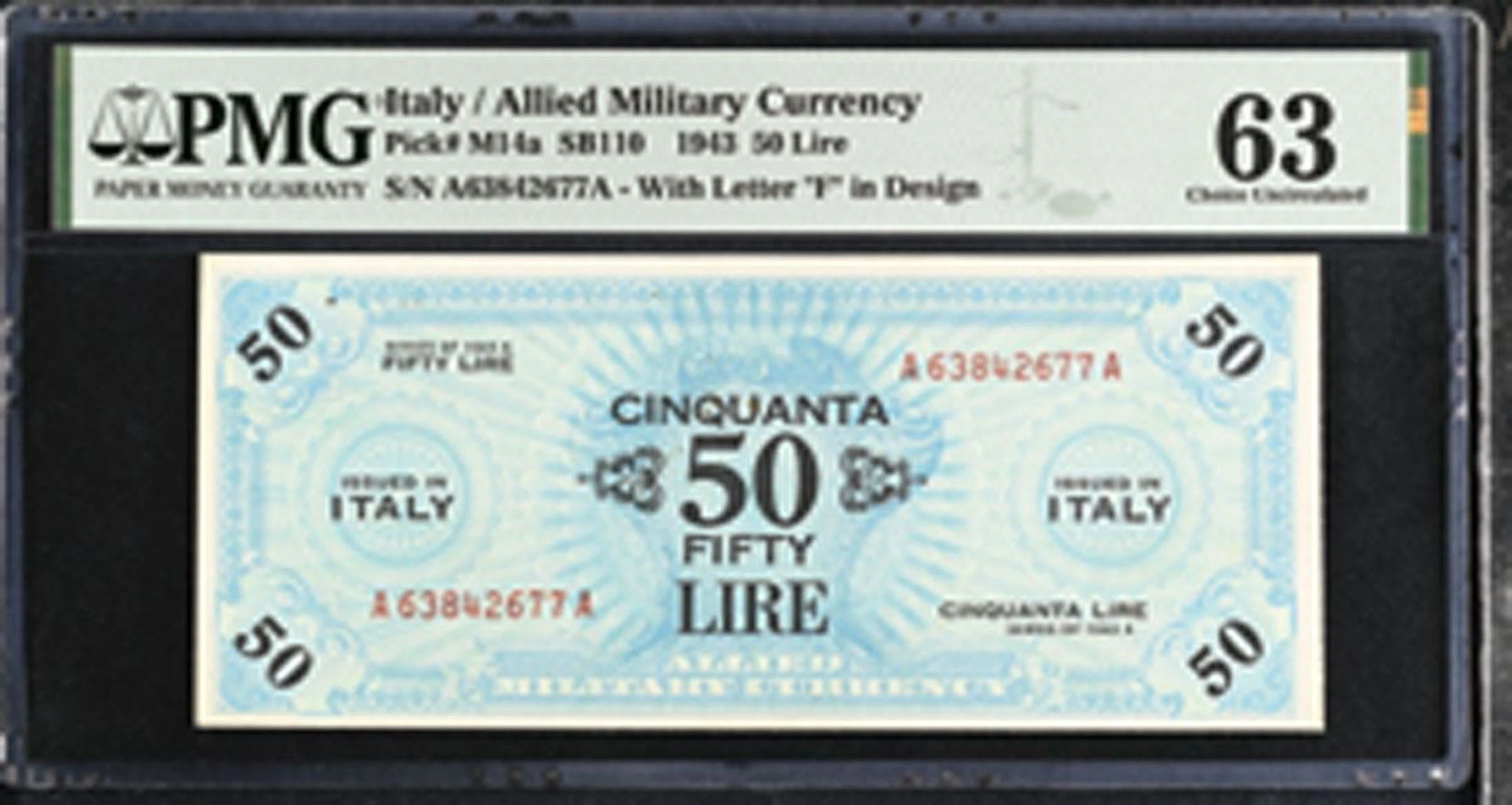 Italy. Allied Military, ND (1946), Issued Banknote.