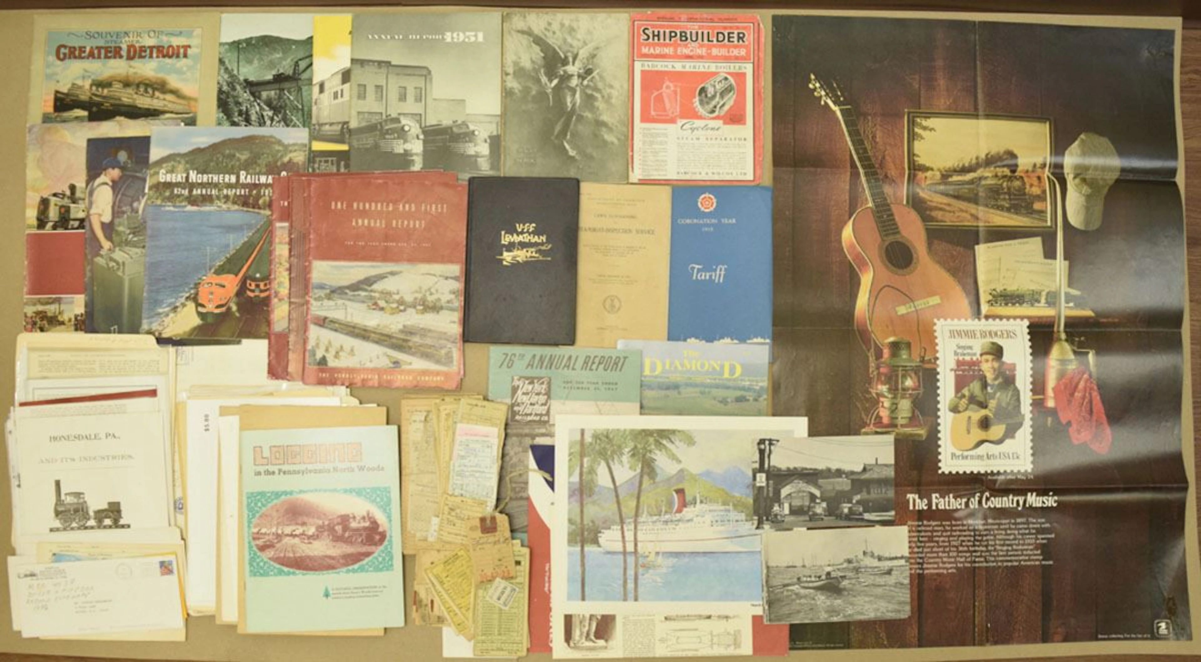 Maritime & Railroad Ephemera Collection, 1904 to 1996
