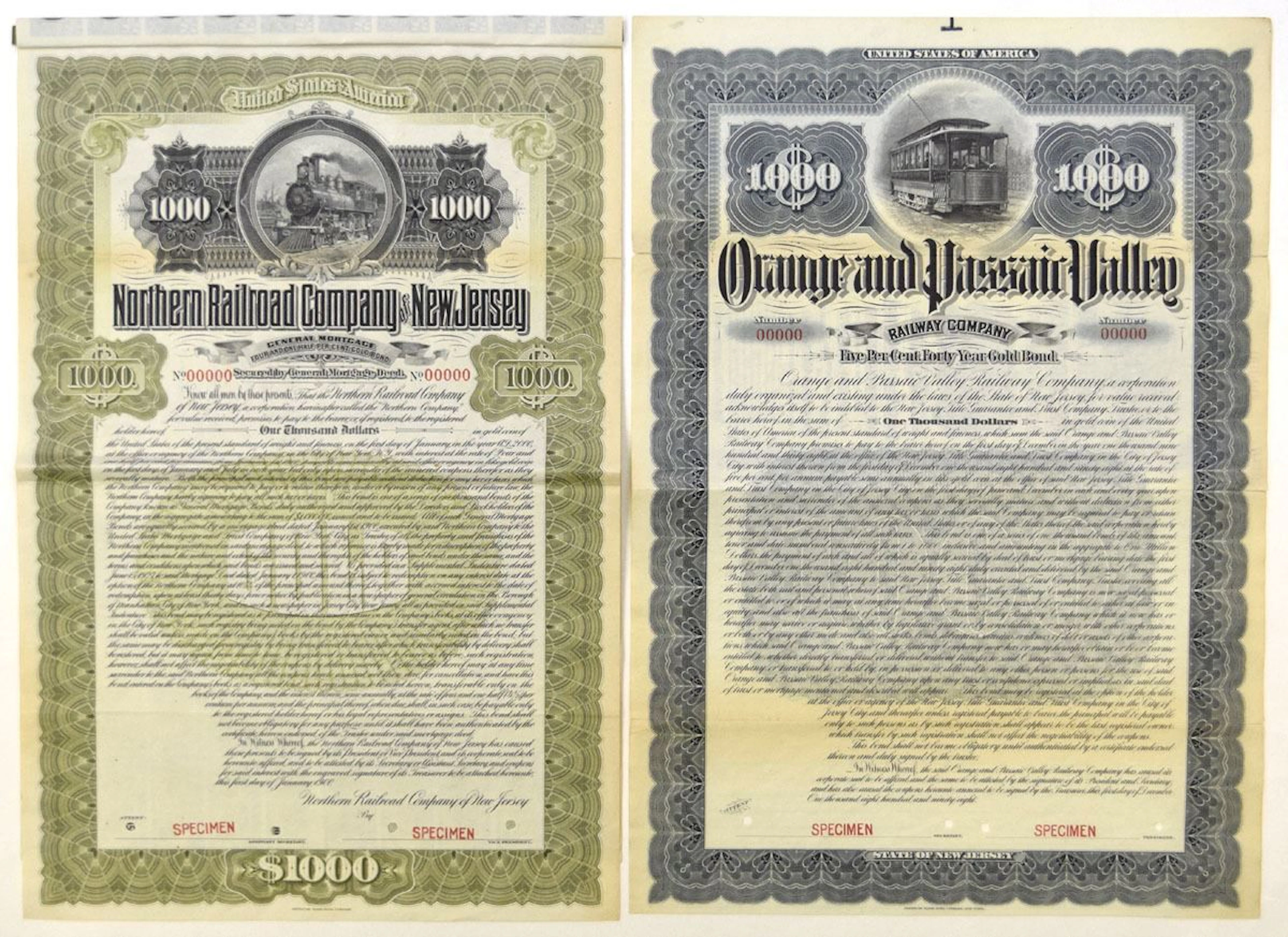 NJ. Orange and Passaic Valley & Northern Railroad Co. of New Jersey